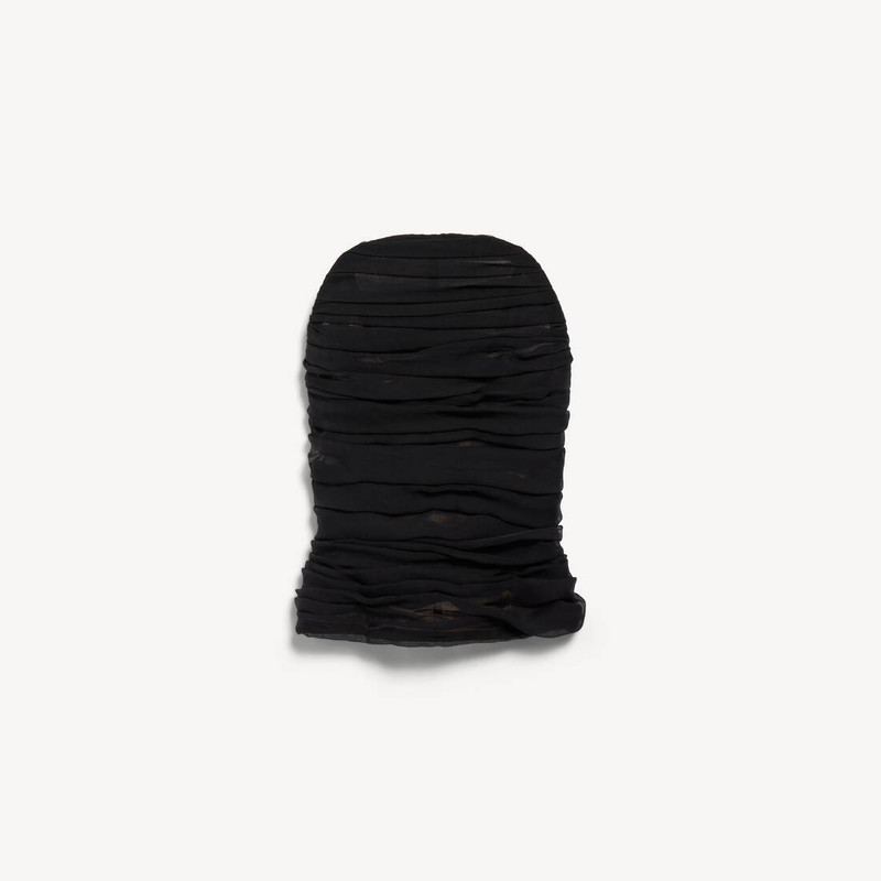 Women's Fitted Bustier Top in Black 1