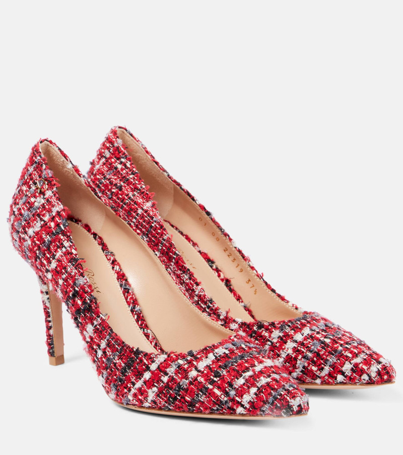 Bouclé pumps - 1