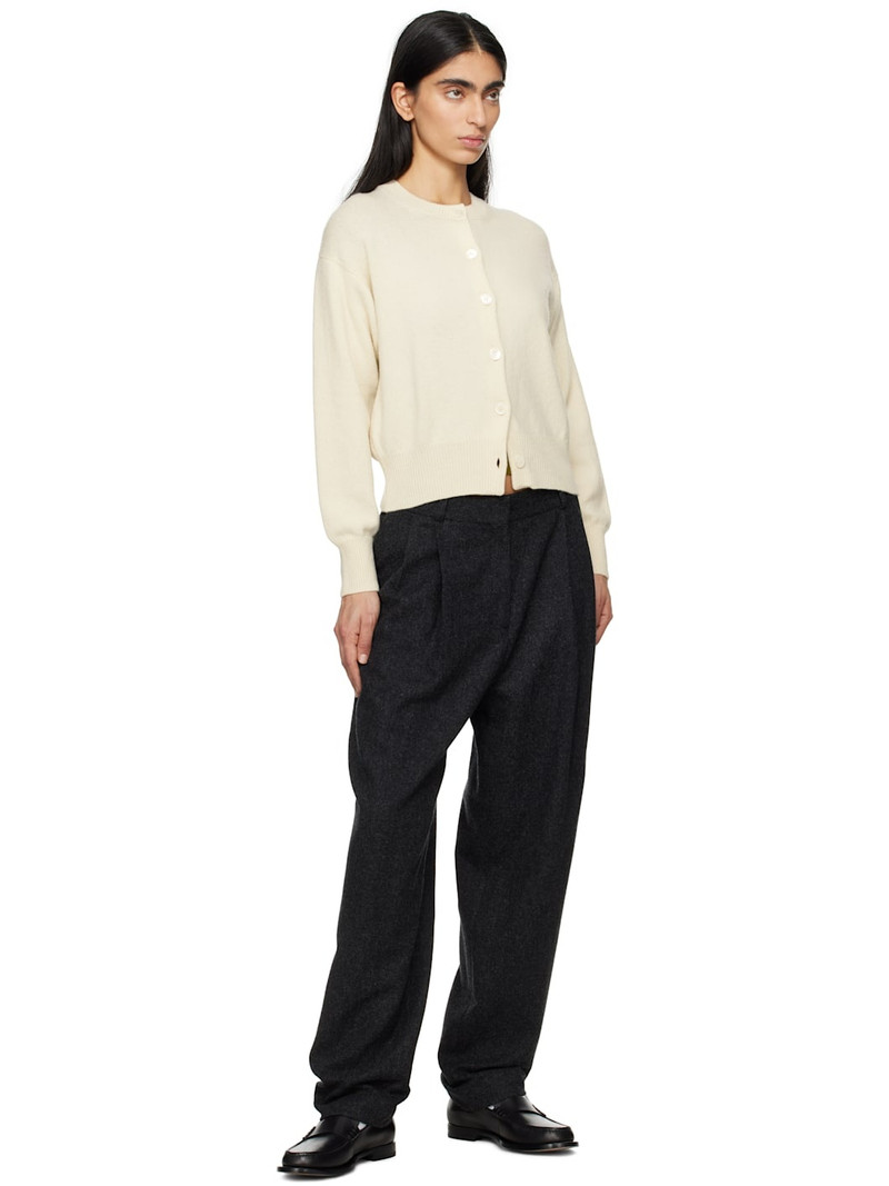 &DAUGHTER Off-White Ada Crewneck Cardigan outlook