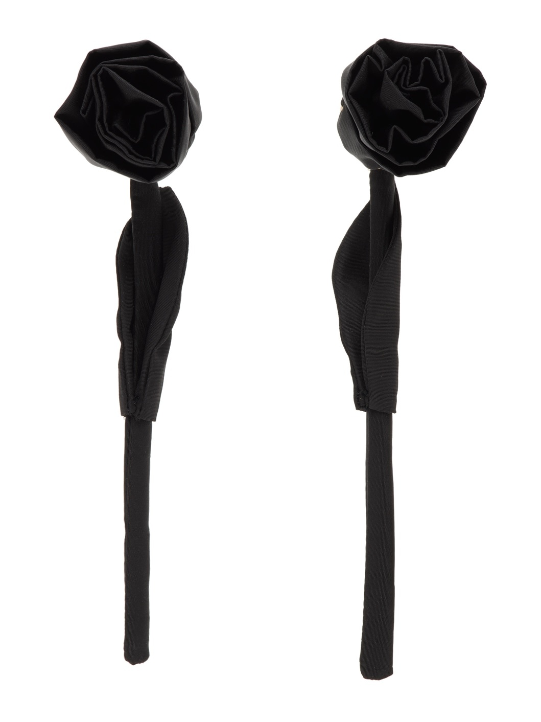 Black Rose Earrings - 1