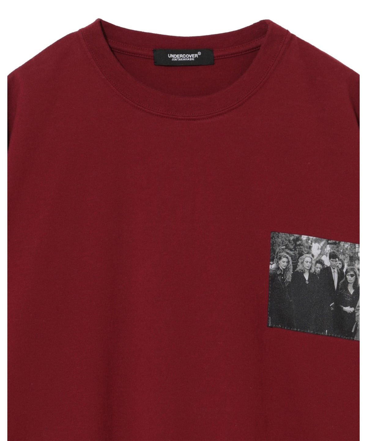 WIDE T-SHIRT (DARK RED) - 3