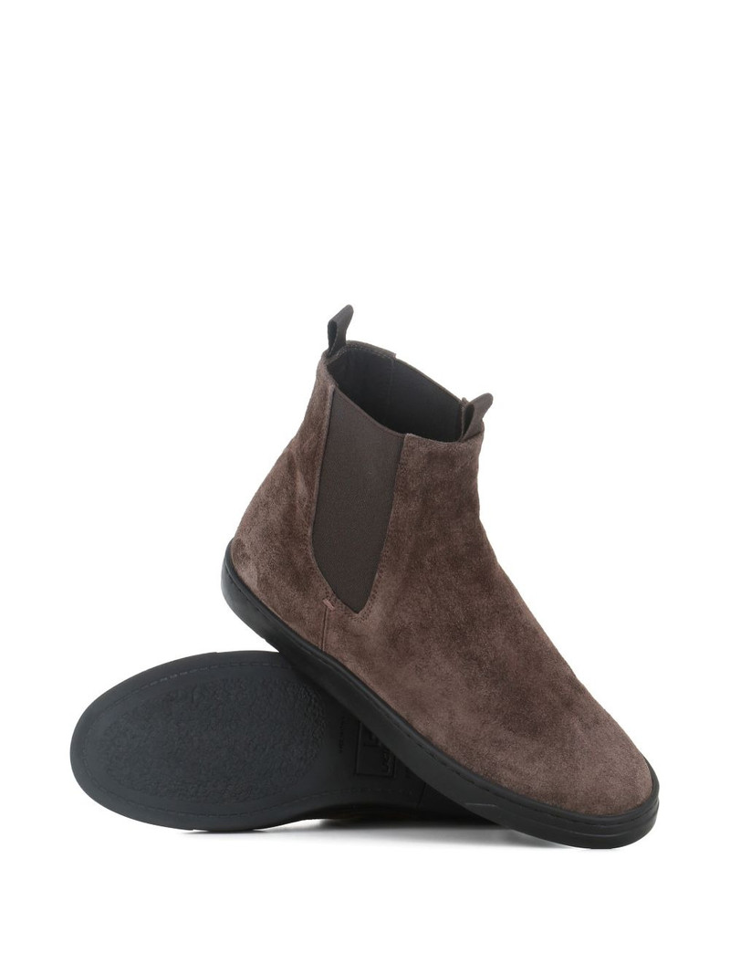 suede pull-tab chelsea boots 4