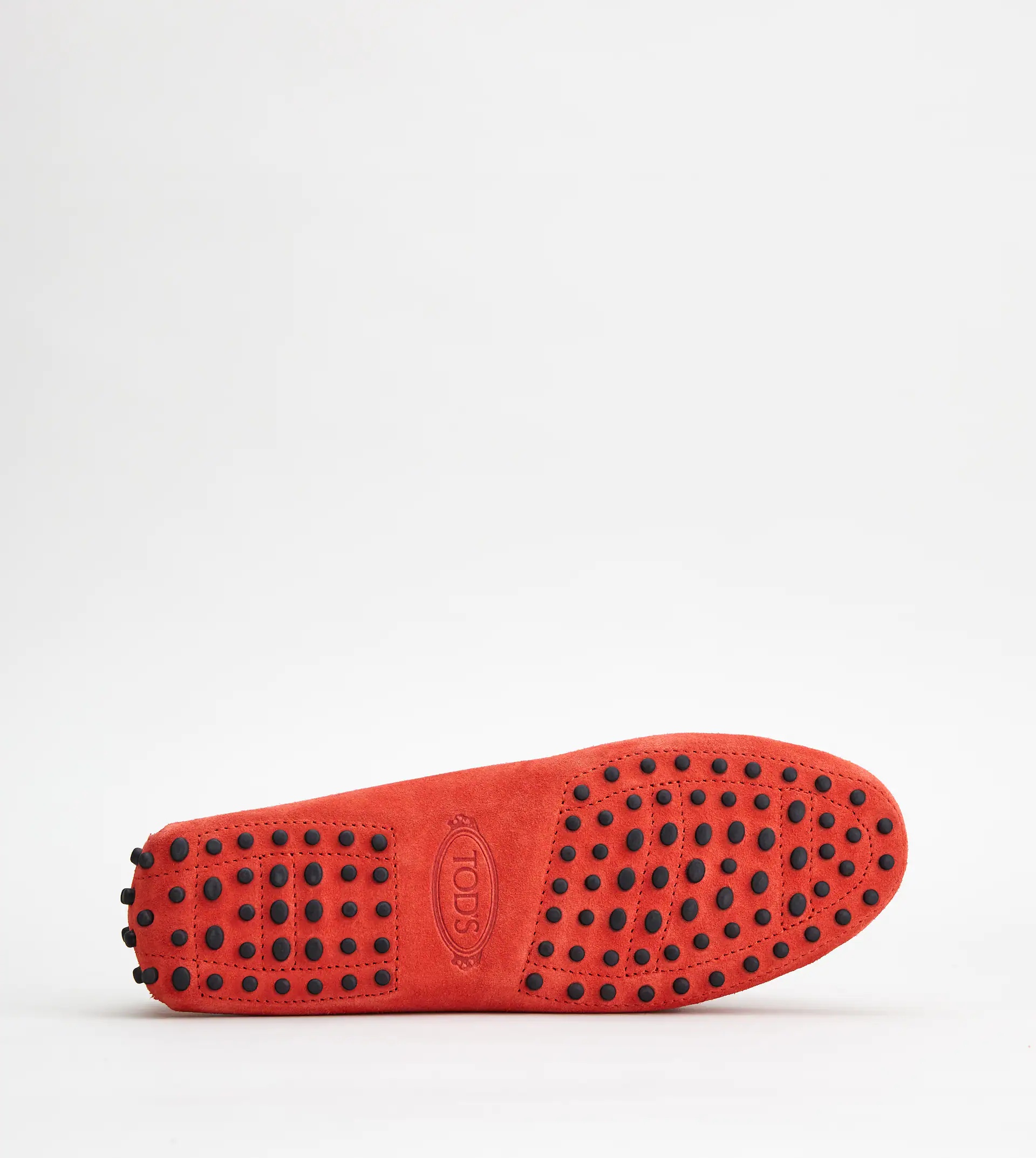 GOMMINO DRIVING SHOES IN SUEDE - RED - 5
