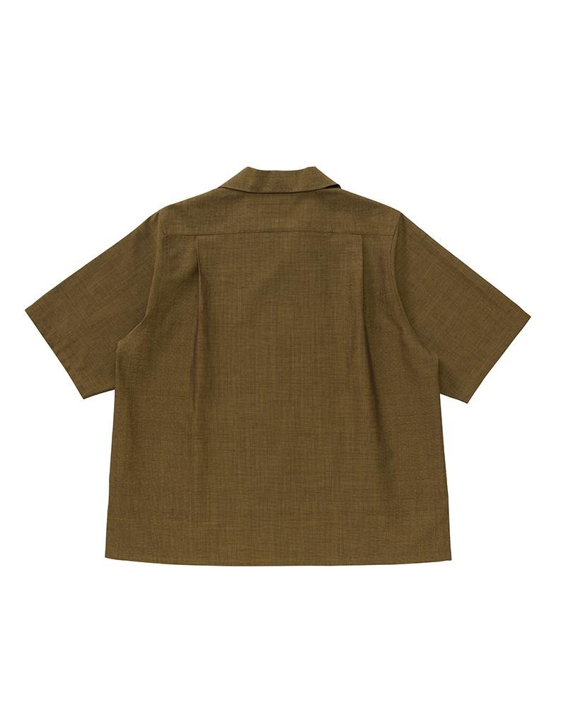 visvim KEESEY SP SHIRT S/S (W/SI/LI) KHAKI outlook