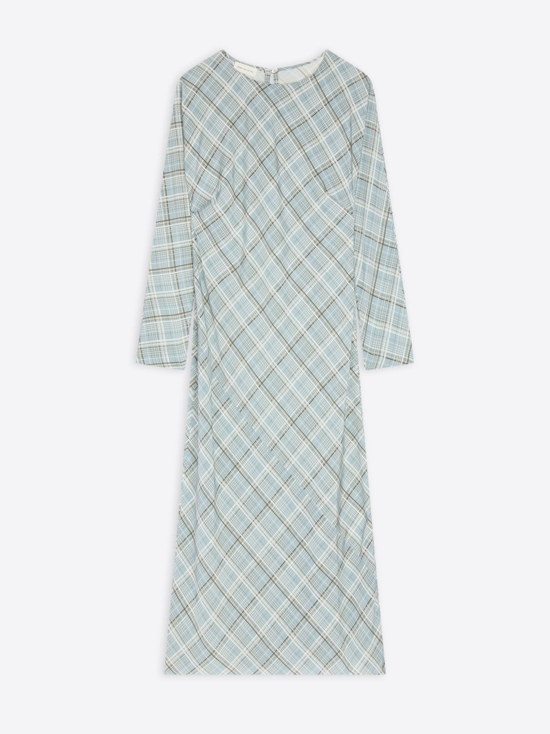 WAISTED SILK DRESS 1