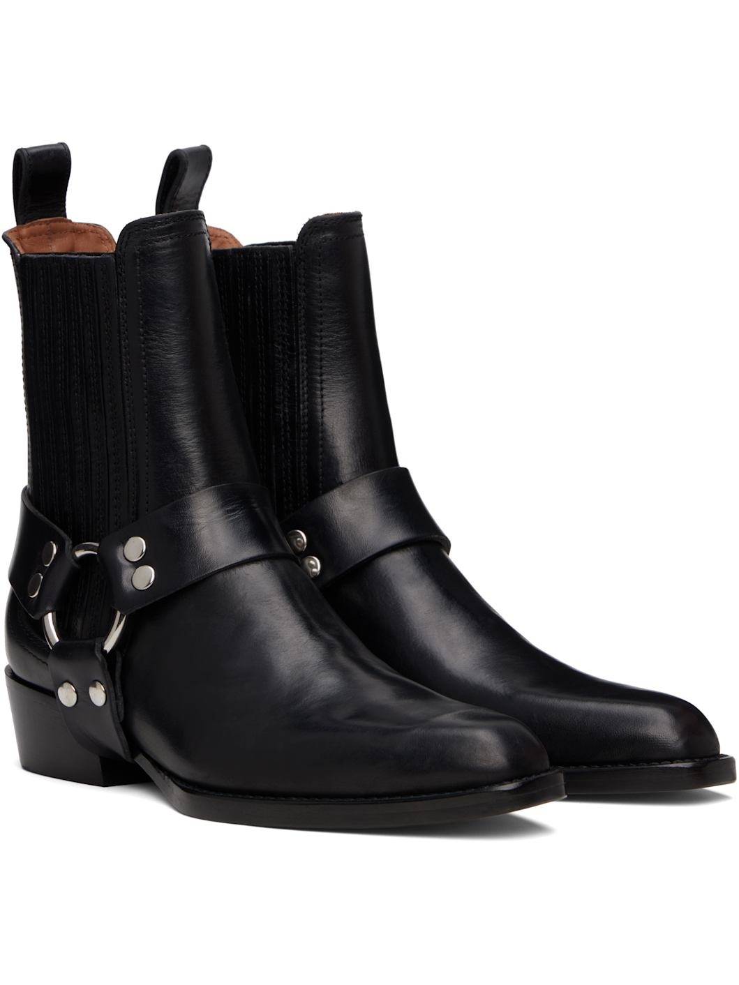 Black Helena Ankle Boots - 4