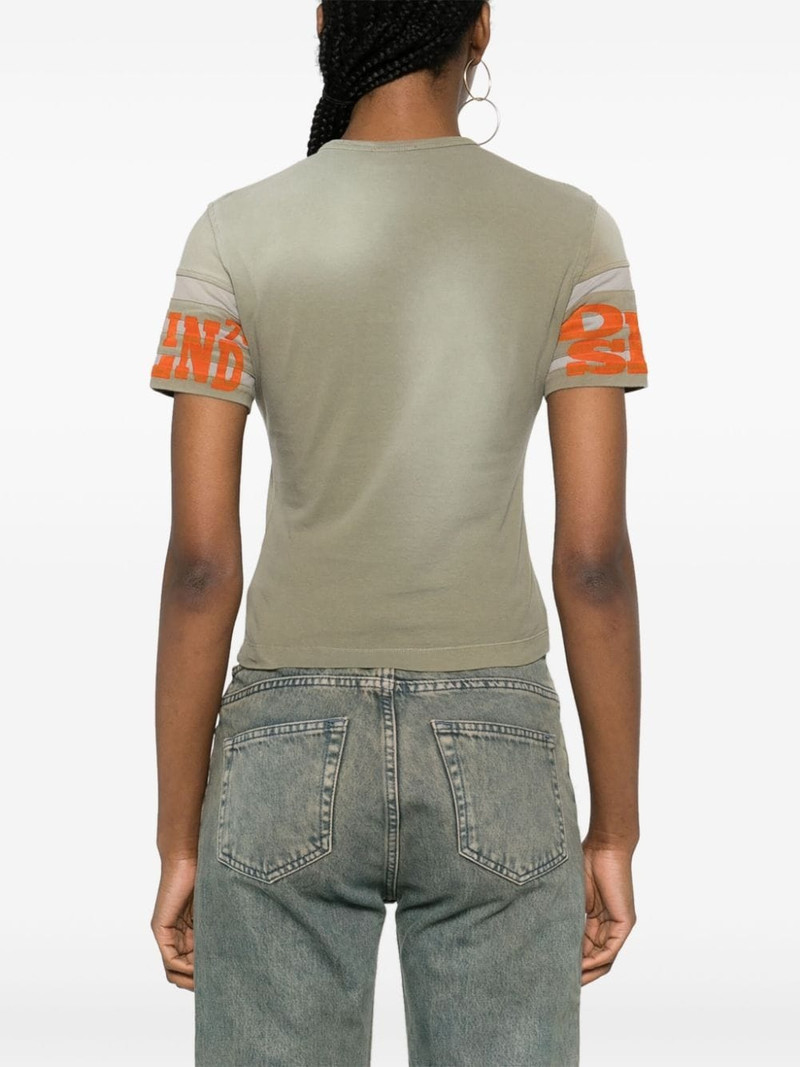 T-Uncusl flocked-logo T-shirt 4