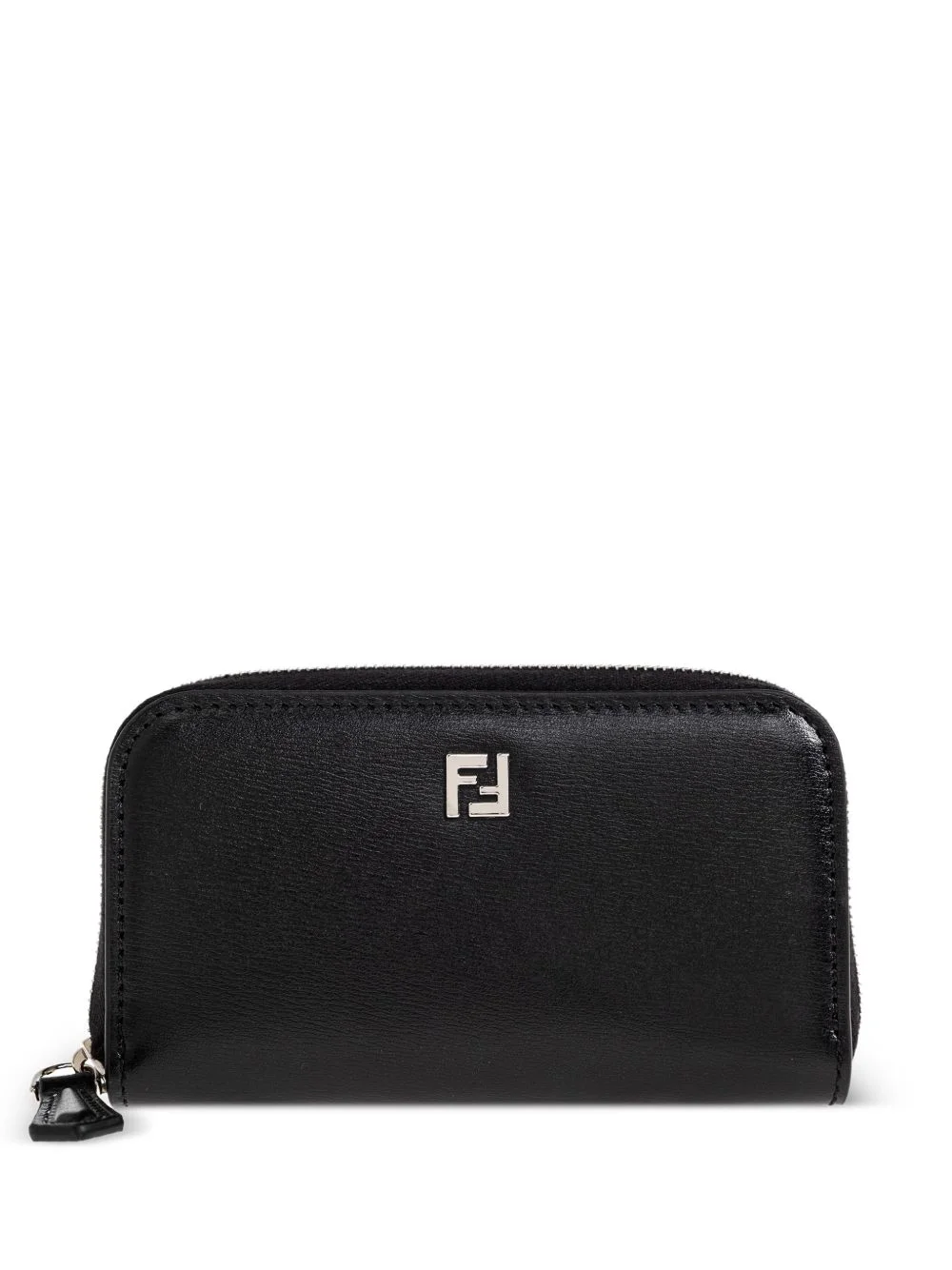 mini FF logo-plaque leather wallet - 1