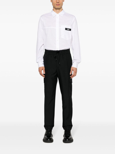 VERSACE JEANS COUTURE logo-patch cargo trousers outlook
