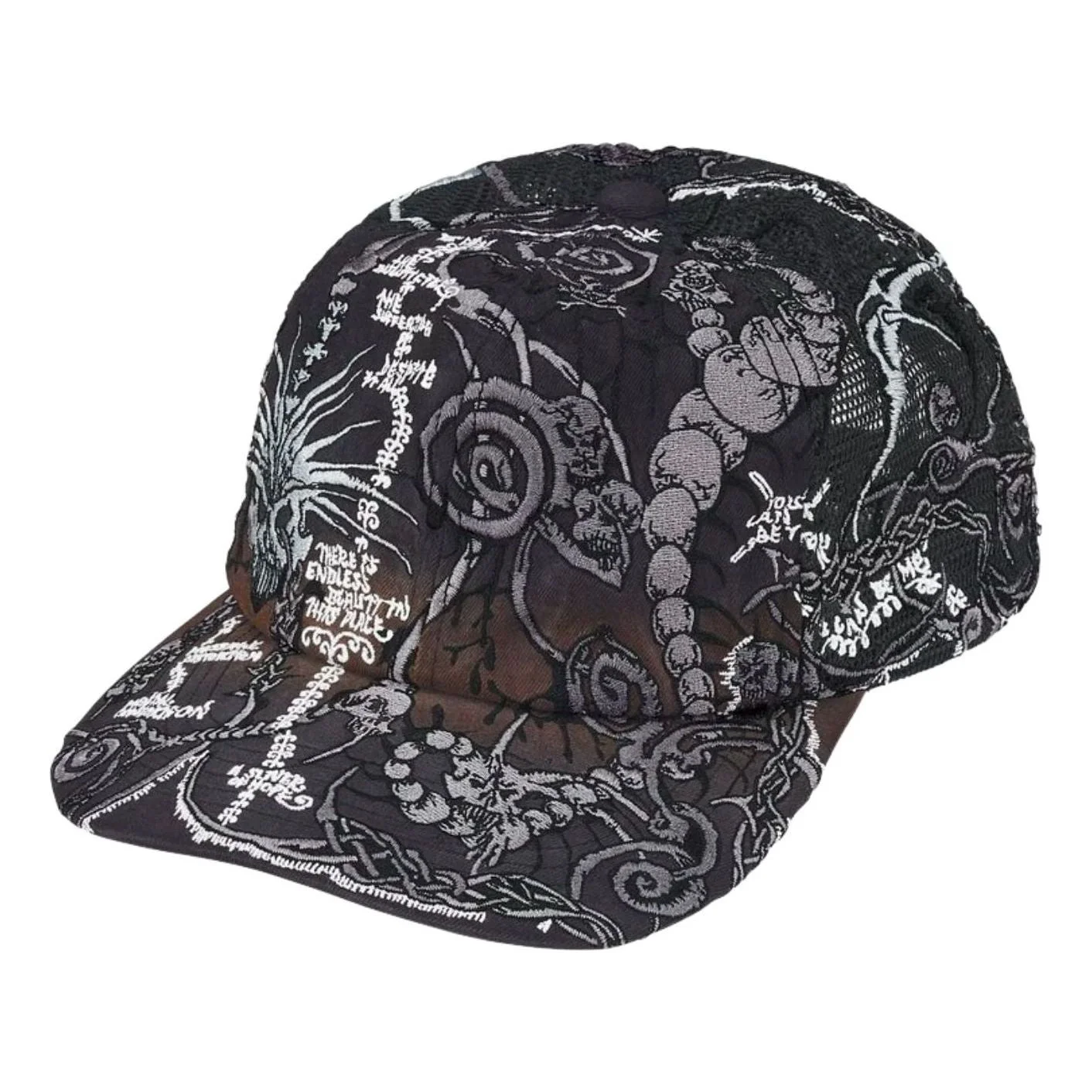 Supreme SS26 Wombat Embroidered Mesh Back 6-Panel 'Black' SUP-SS26-1057-BLK - 1