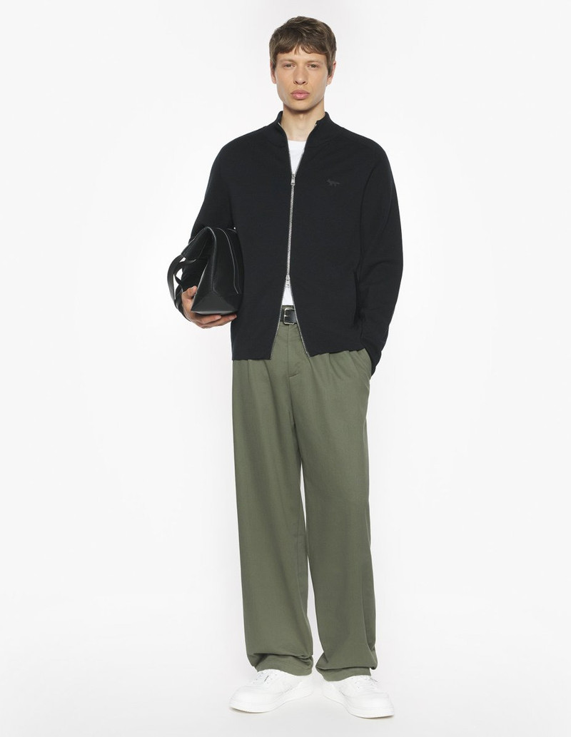 Maison Kitsuné TECHNICAL MERINO WOOL KNITTED JACKET outlook