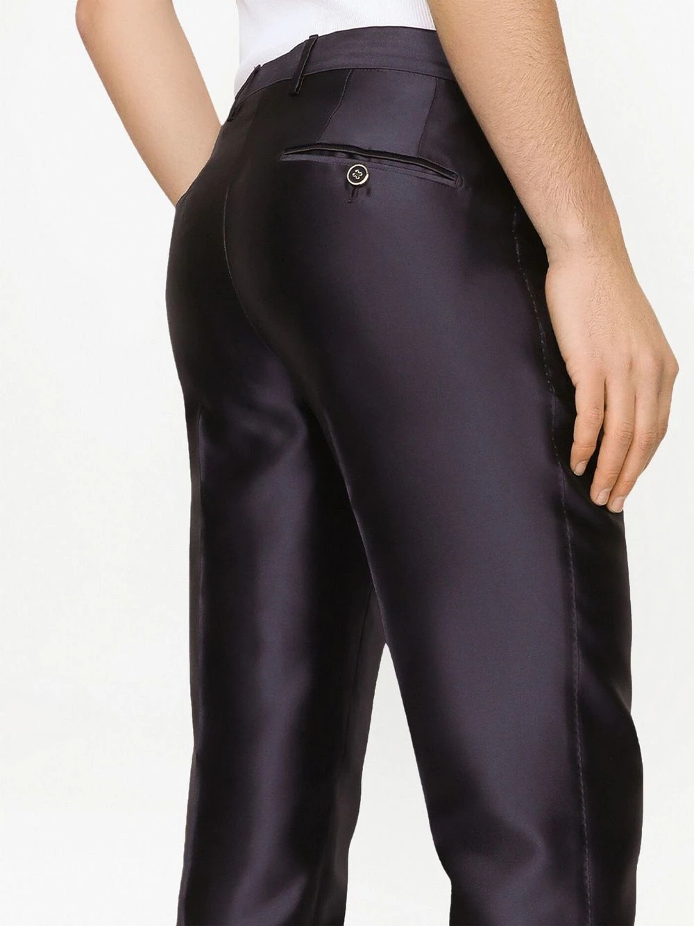 Mikado silk trousers - 5