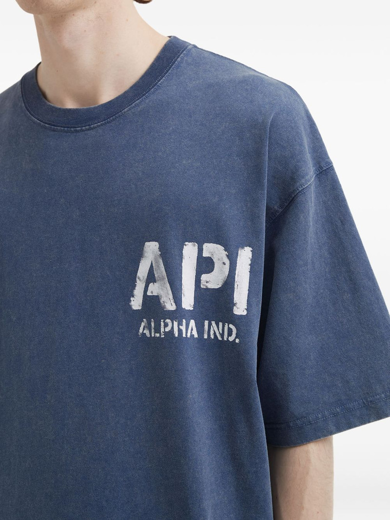 logo-print cotton T-shirt 5