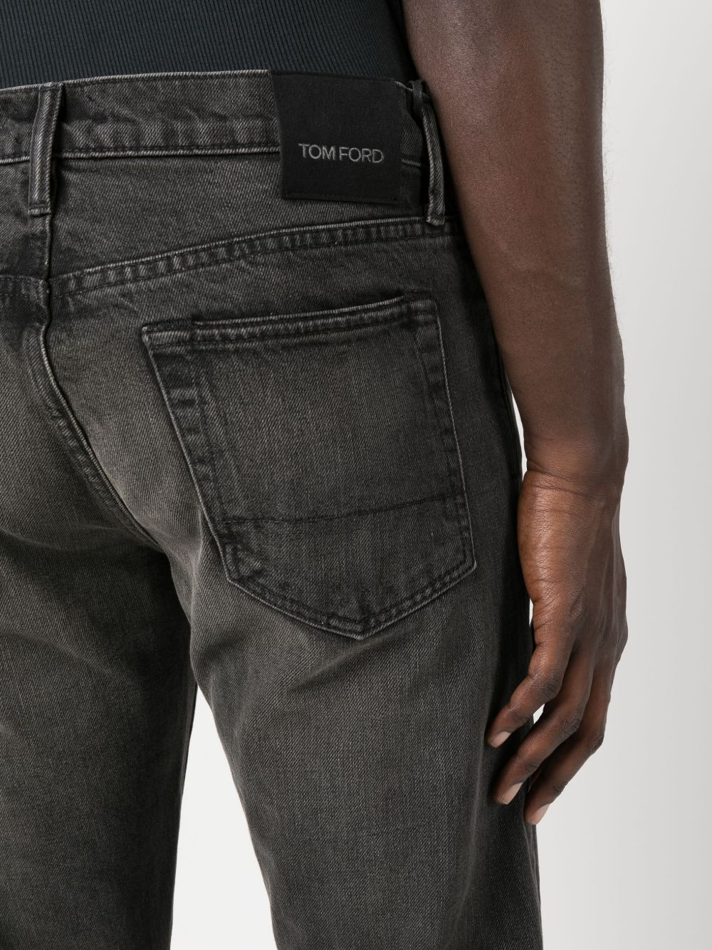 Selvedge straight-leg jeans - 5