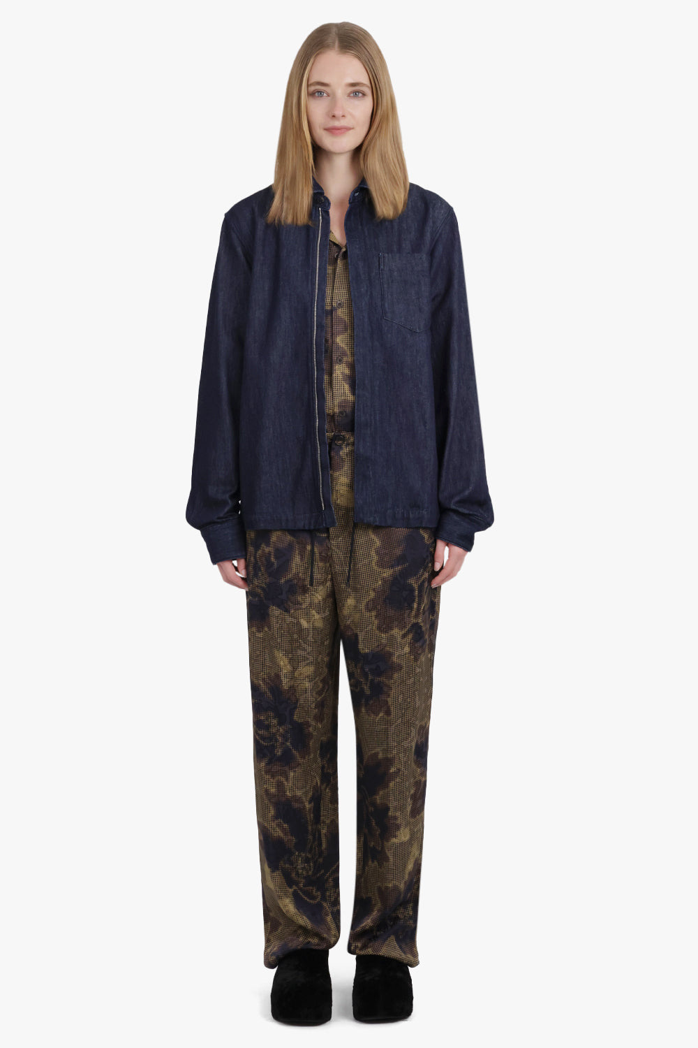 LIGHT WEIGHT L/S OVERSHIRT | INDIGO BLUE - 3