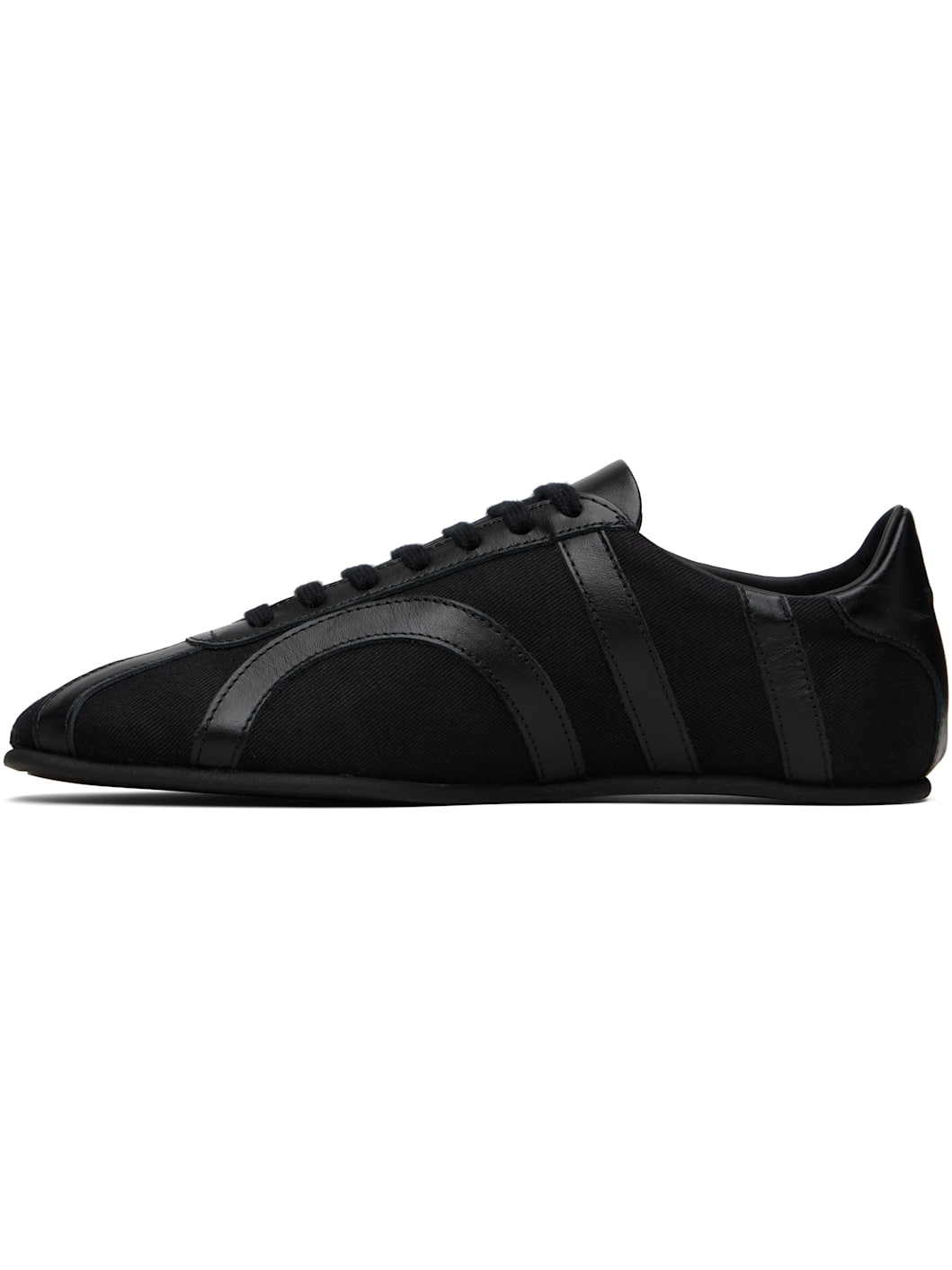Black Canvas Sneakers - 3