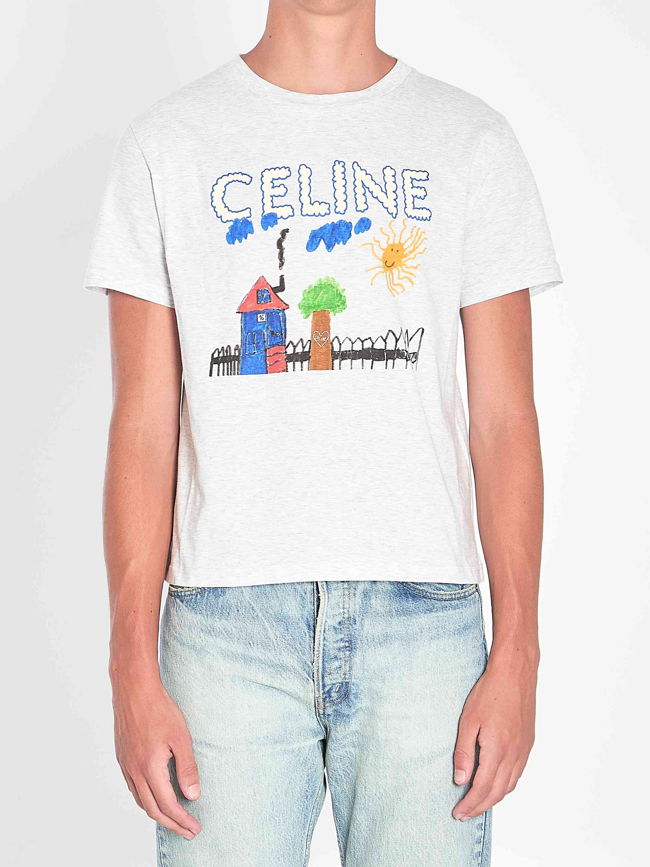 Celine Men Limited Edition Printed T-Shirt - 1