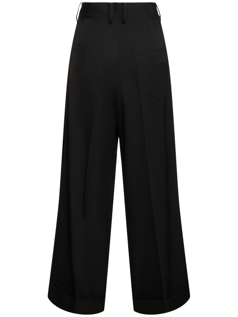 Tailored baggy gabardine pants - 3