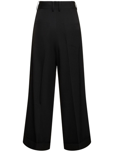 Yohji Yamamoto Tailored baggy gabardine pants outlook