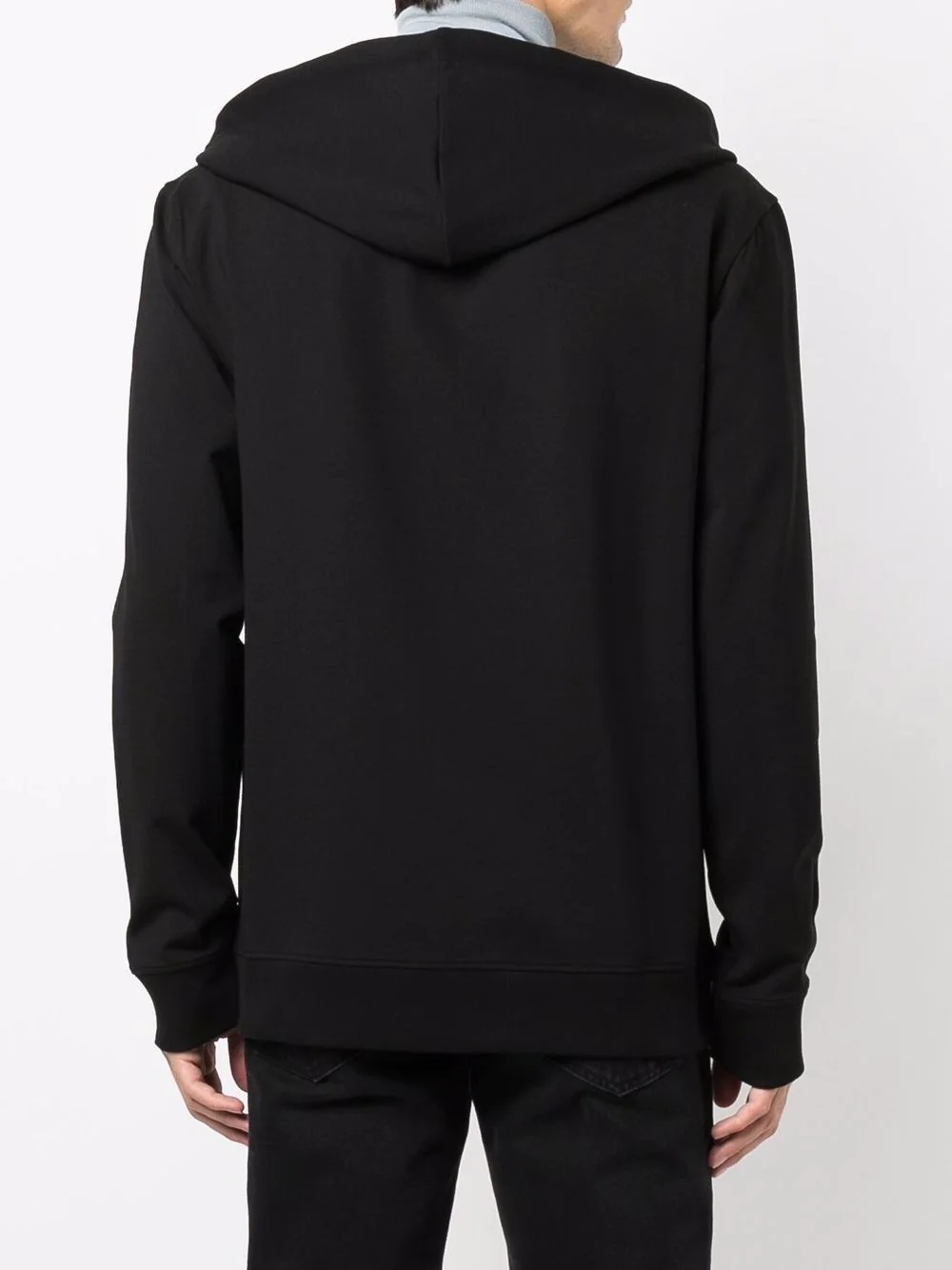 logo-print zip-up hoodie - 4