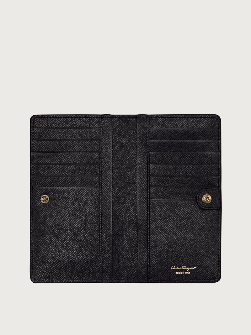 FERRAGAMO Gancini continental wallet outlook