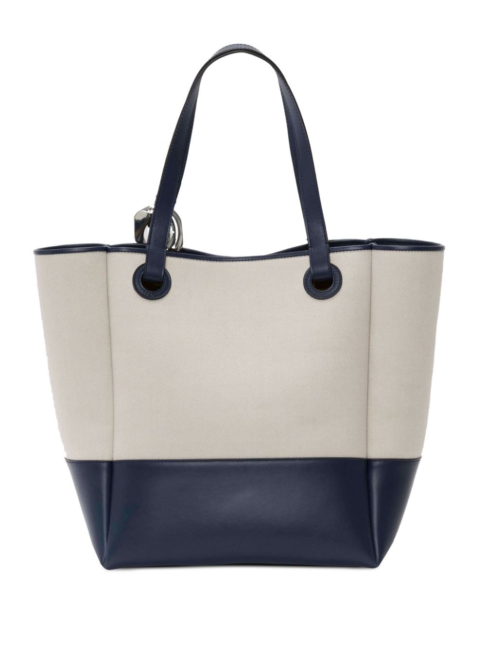 logo-stamp leather tote bag - 2