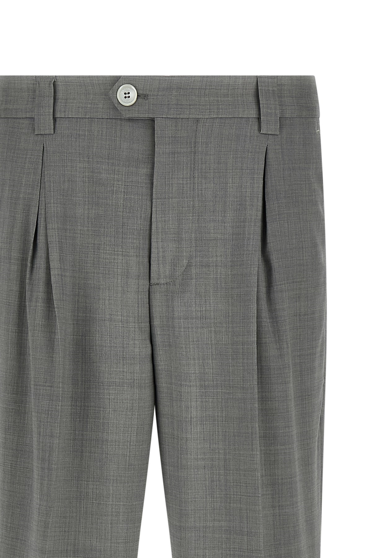 Mélange wool pants - 4