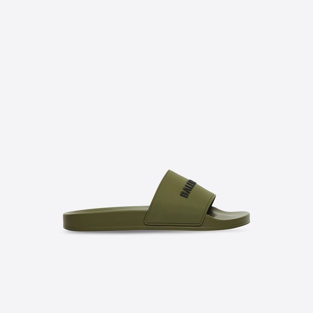 Men's Pool Slide Sandal in Kaki Green - 1