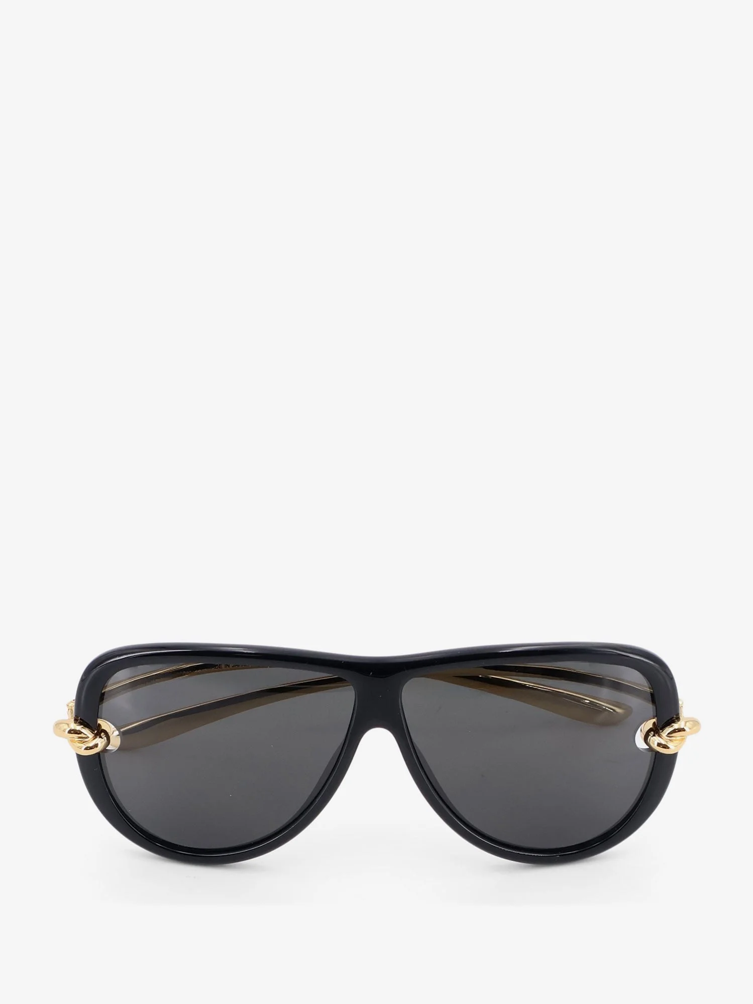 Bottega Veneta Knot Aviator Sunglasses Black - 1