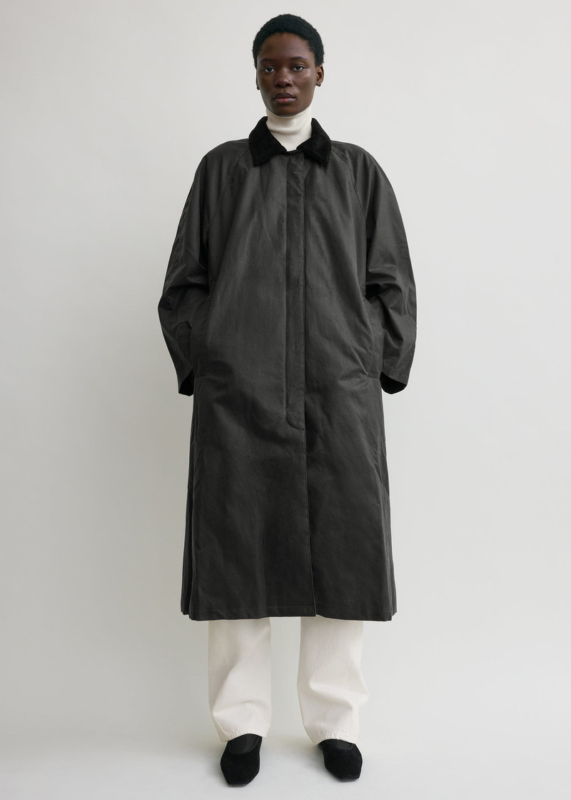 Country coat washed black 5