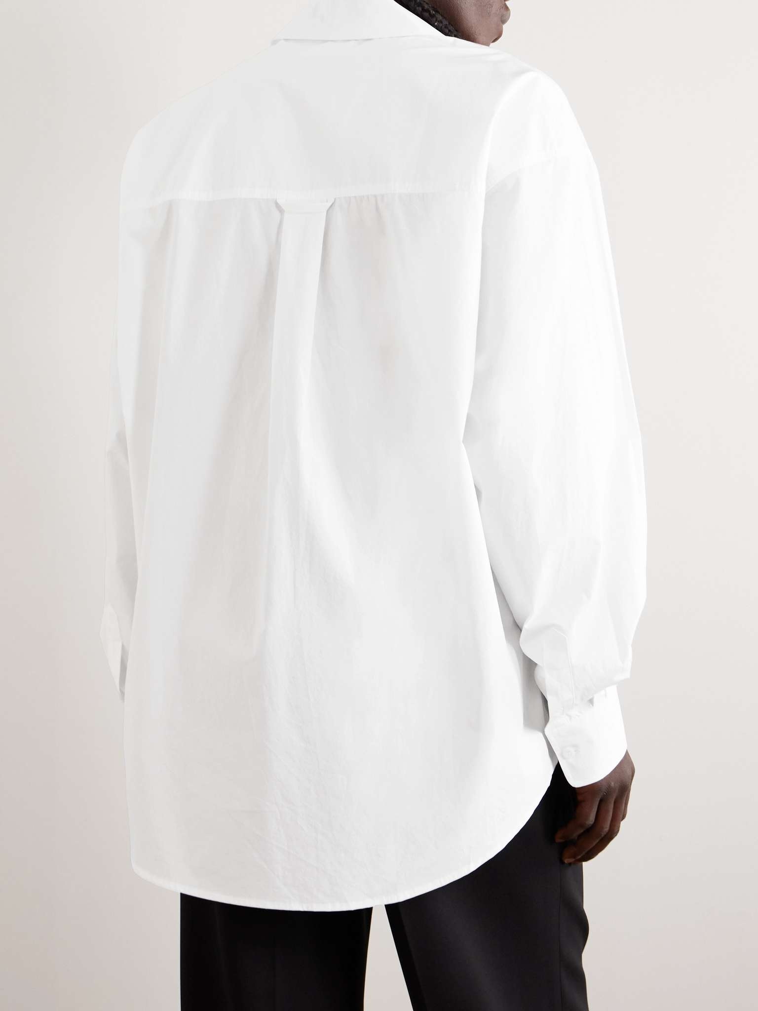 Gus Oversized Cotton-Poplin Shirt - 4