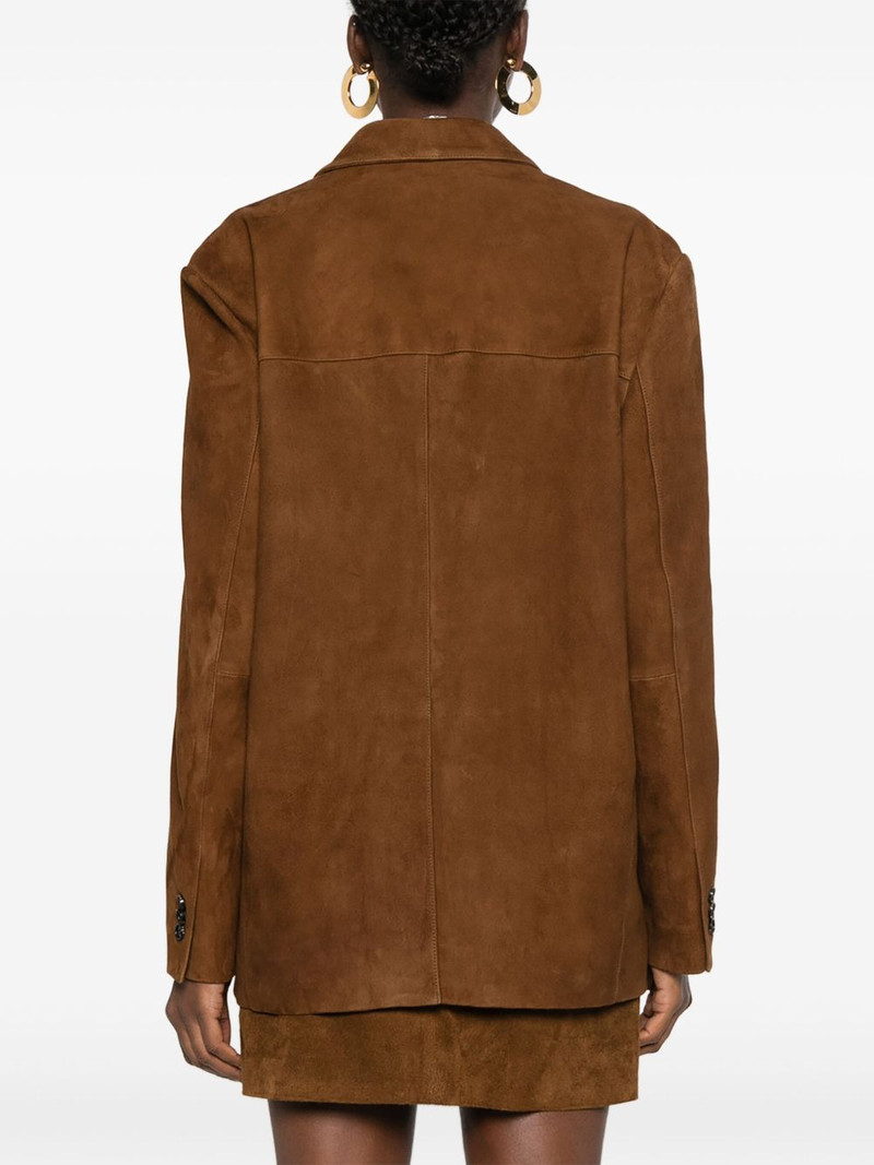 suede tailored blazer 4