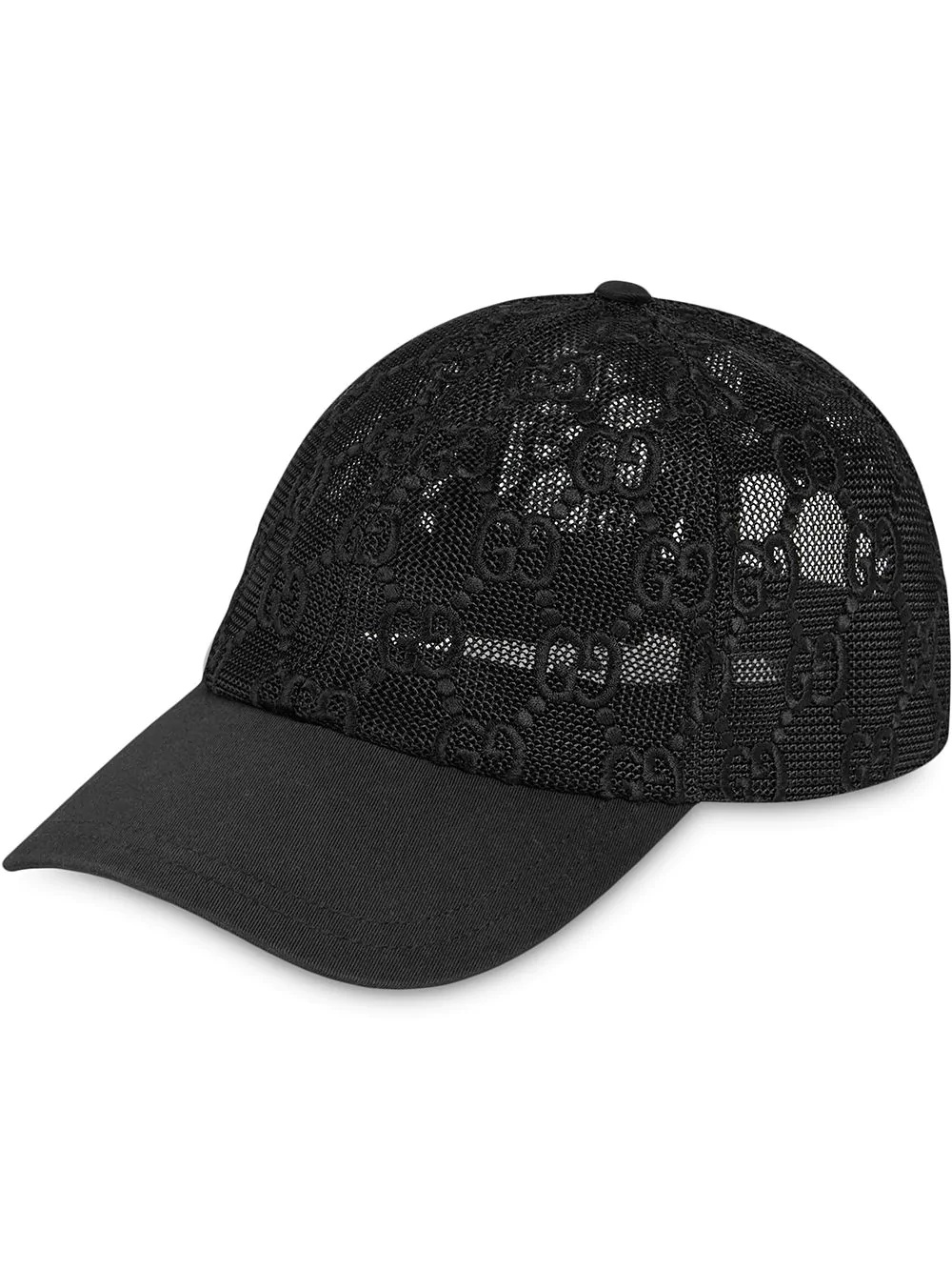 logo mesh baseball cap - 1