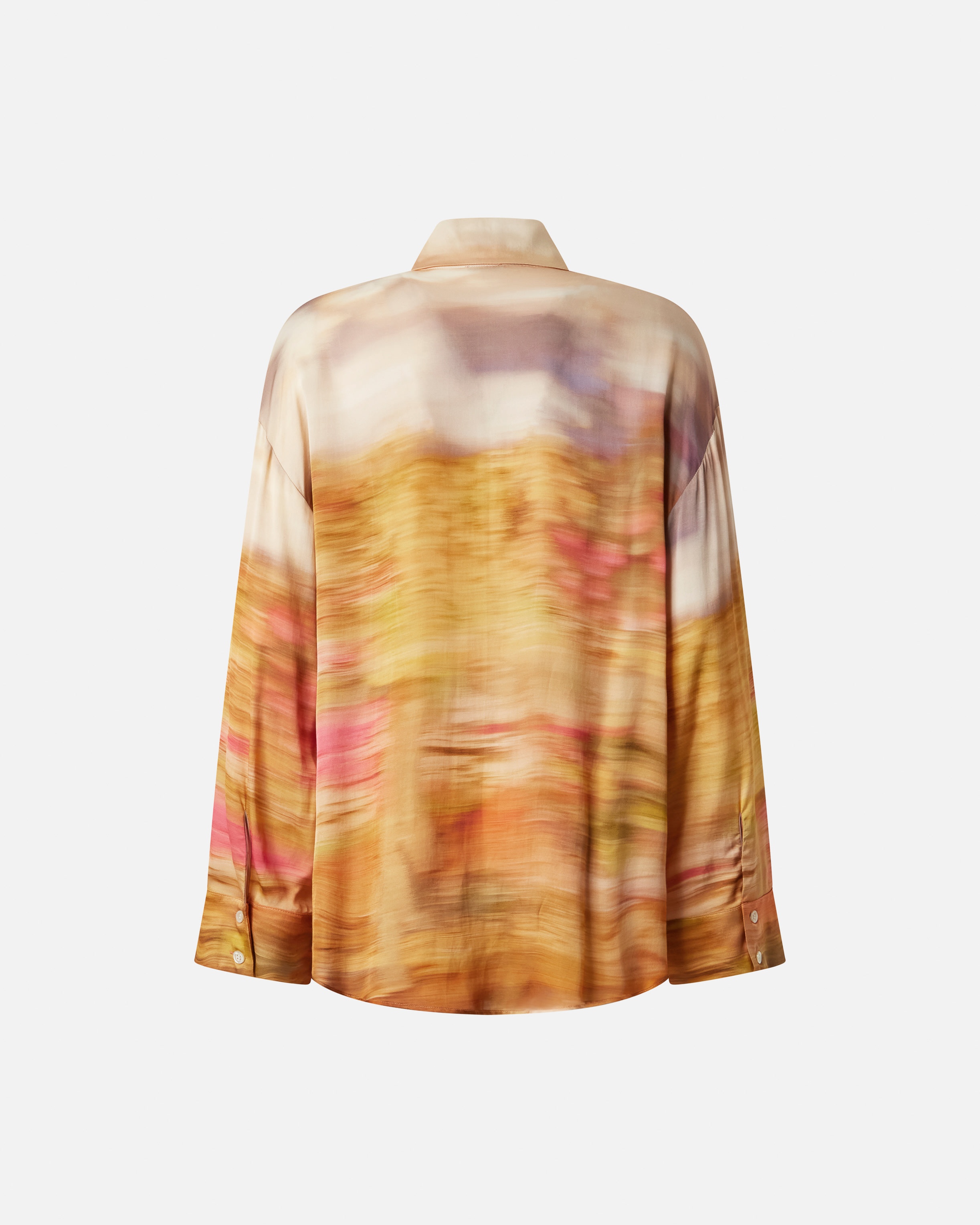 SATIN SHIRT WITH LANDSCAPE PRINT - 6