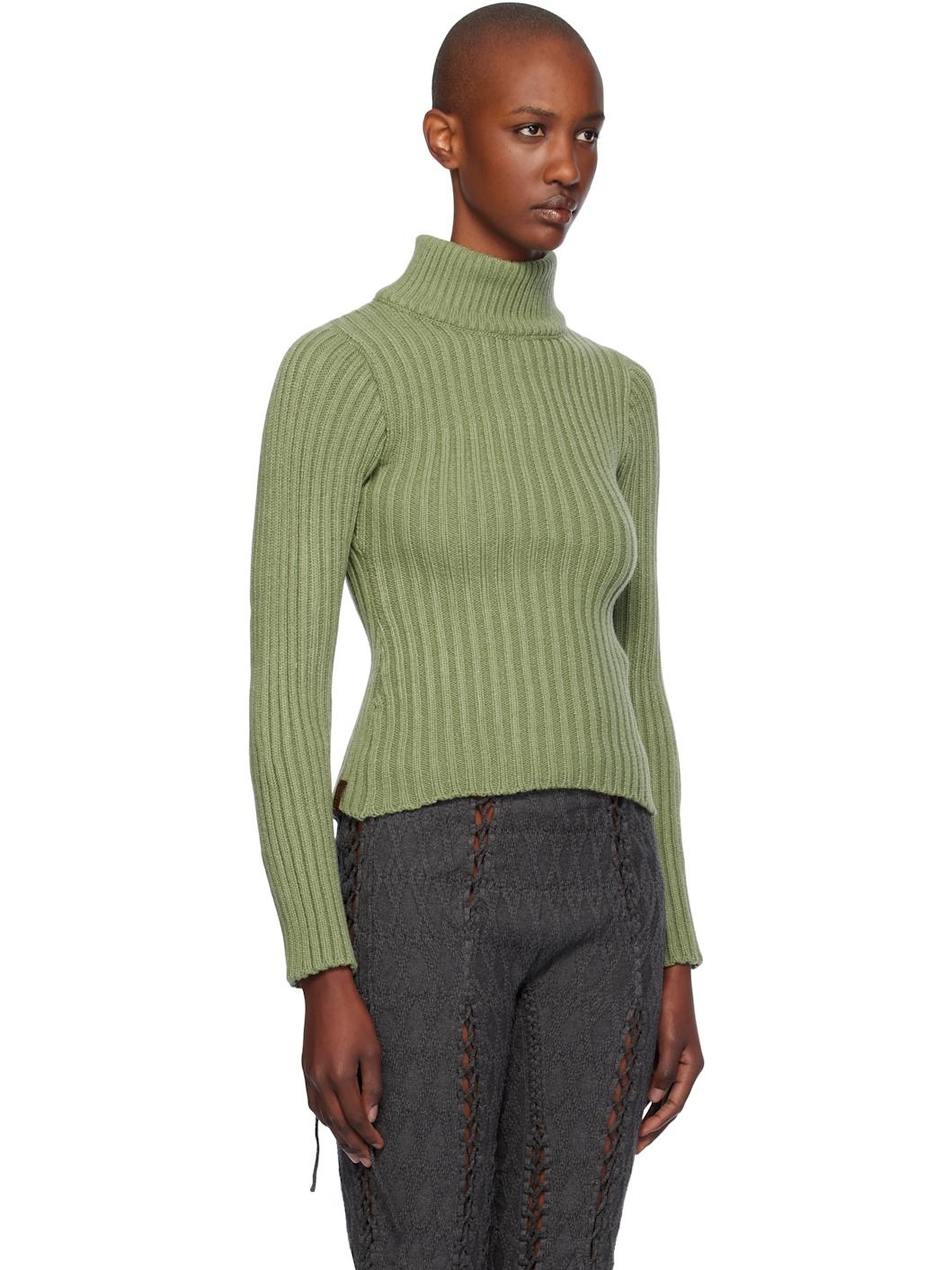 Green Hanna Turtleneck - 2