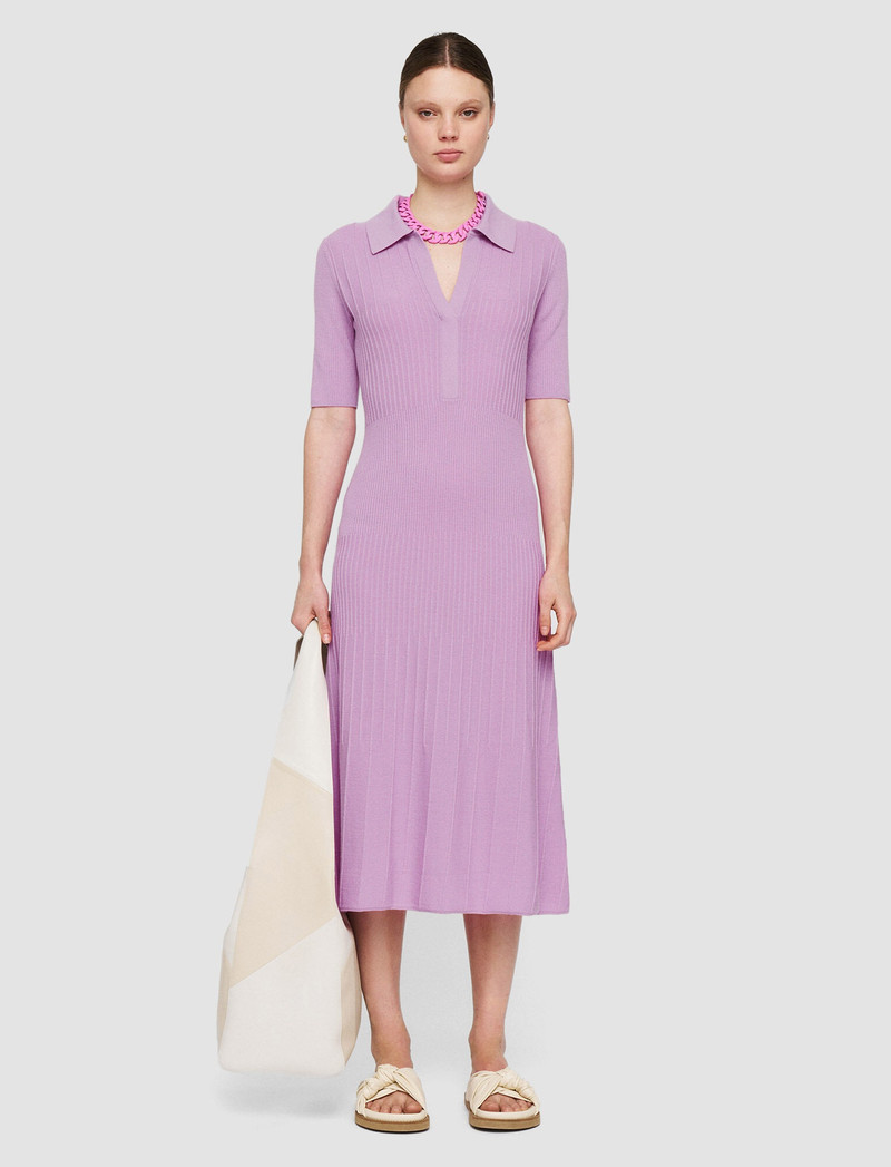 JOSEPH Fine Merino Rib Dress outlook