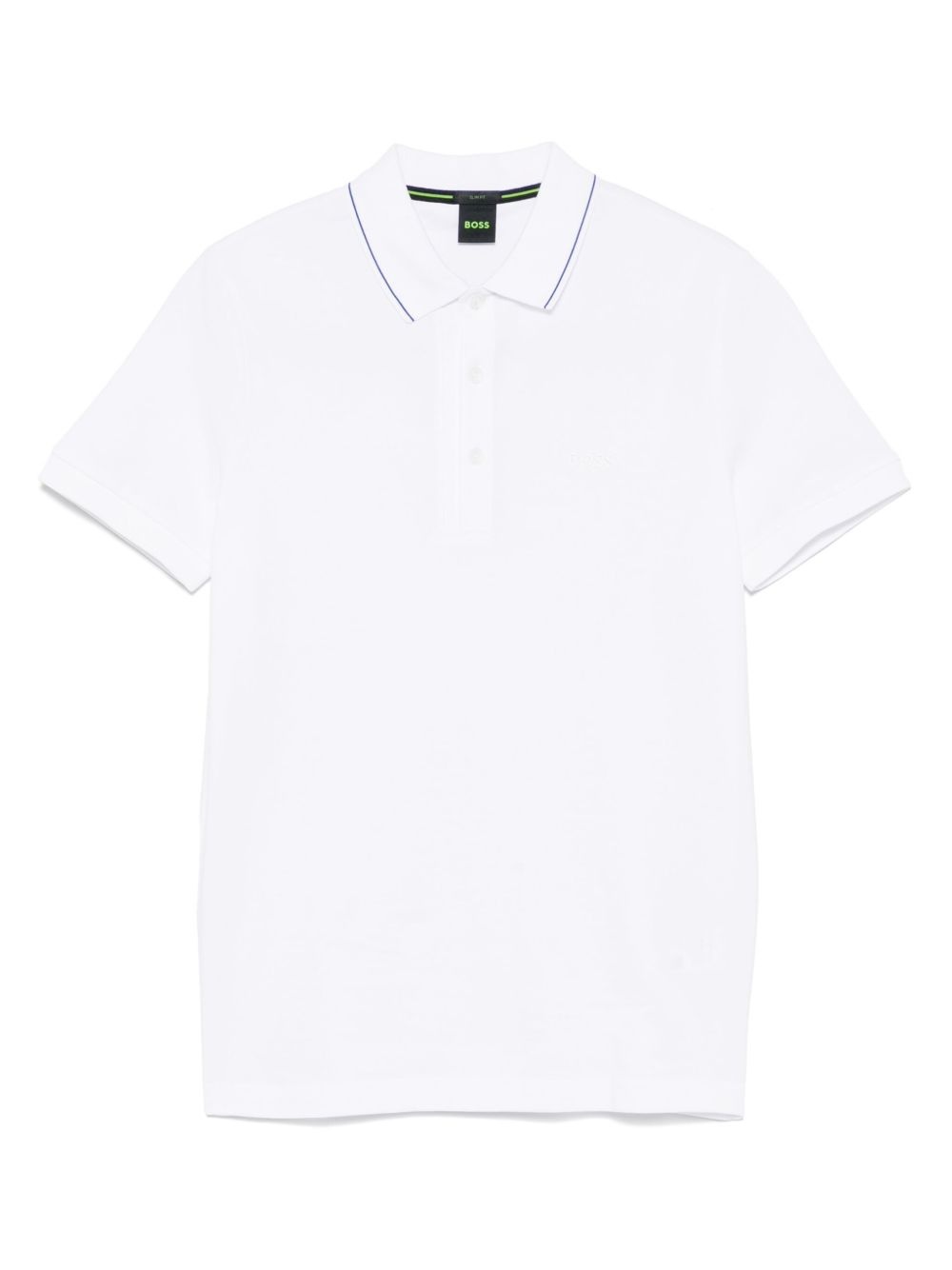 logo-embroidered polo shirt - 1