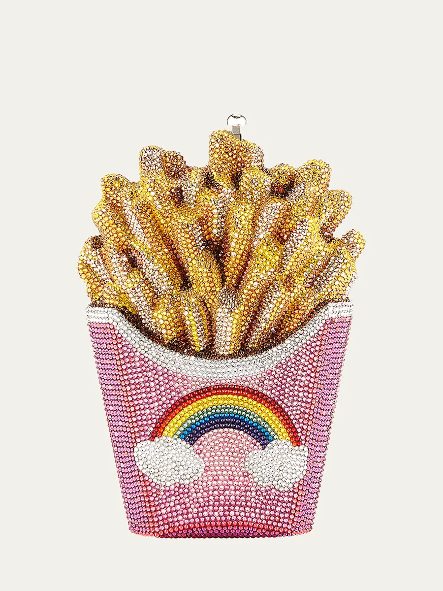 French Fries Rainbow Clutch Bag - 1