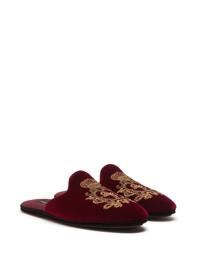 Dolce & Gabbana Sacred Heart backless slippers outlook