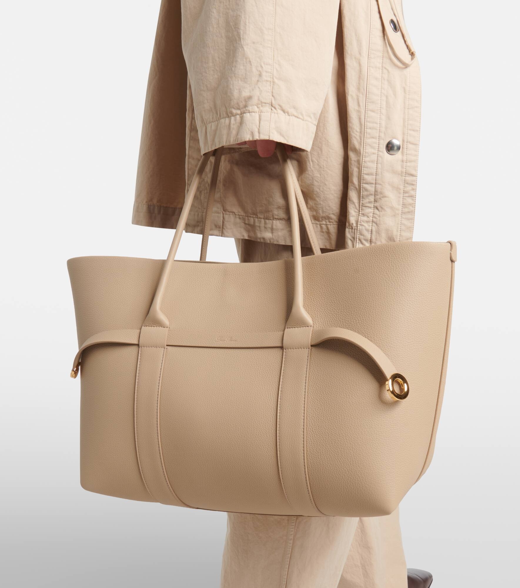Ghiera Large leather tote bag - 2