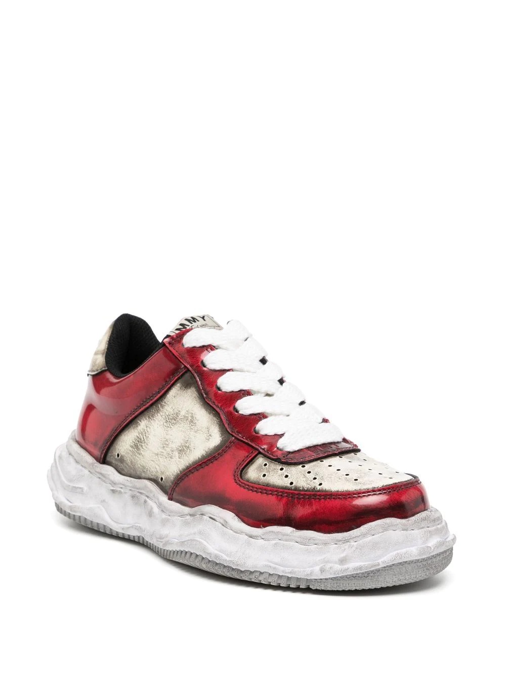Wayne distressed low-top sneakers - 2