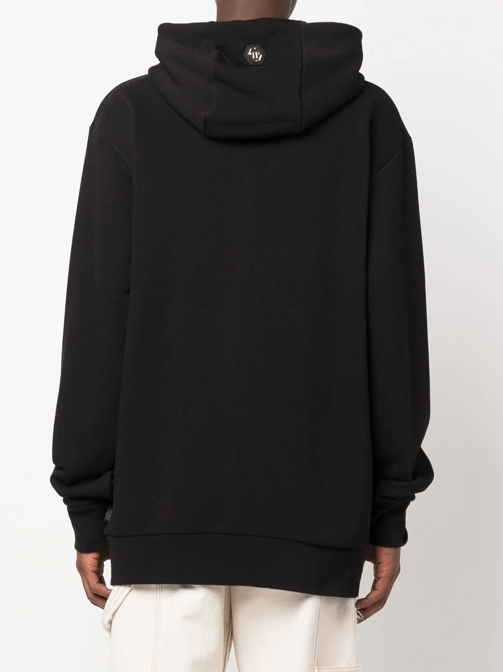 graphic print cotton hoodie - 4