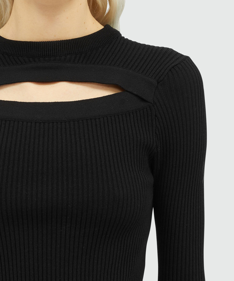 Ribbed viscose shirt 5