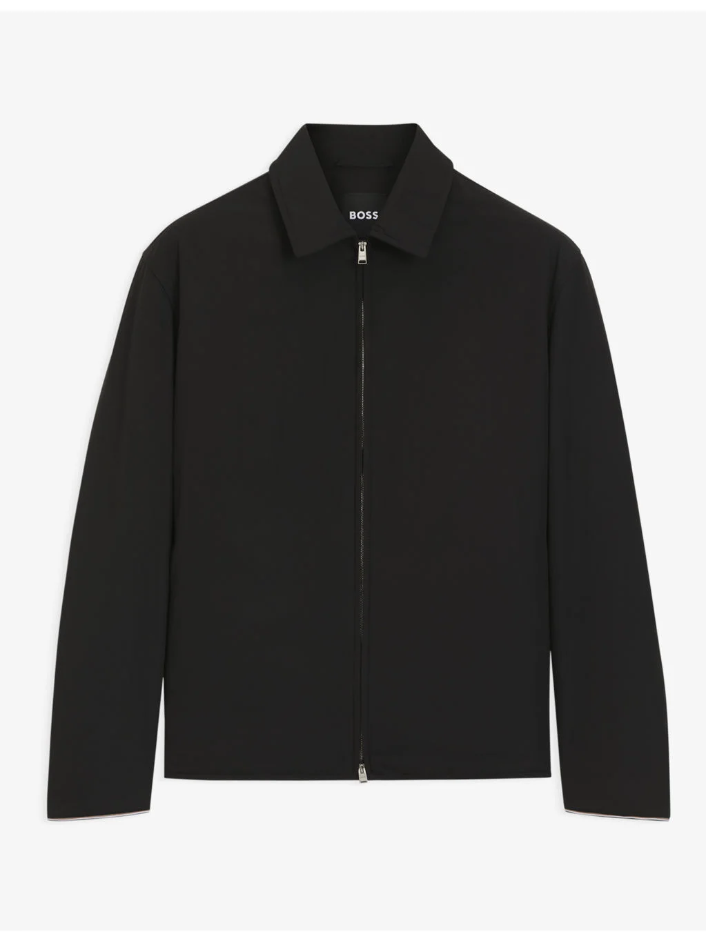 Side-Pocket Zip-Through Woven Jacket - 1