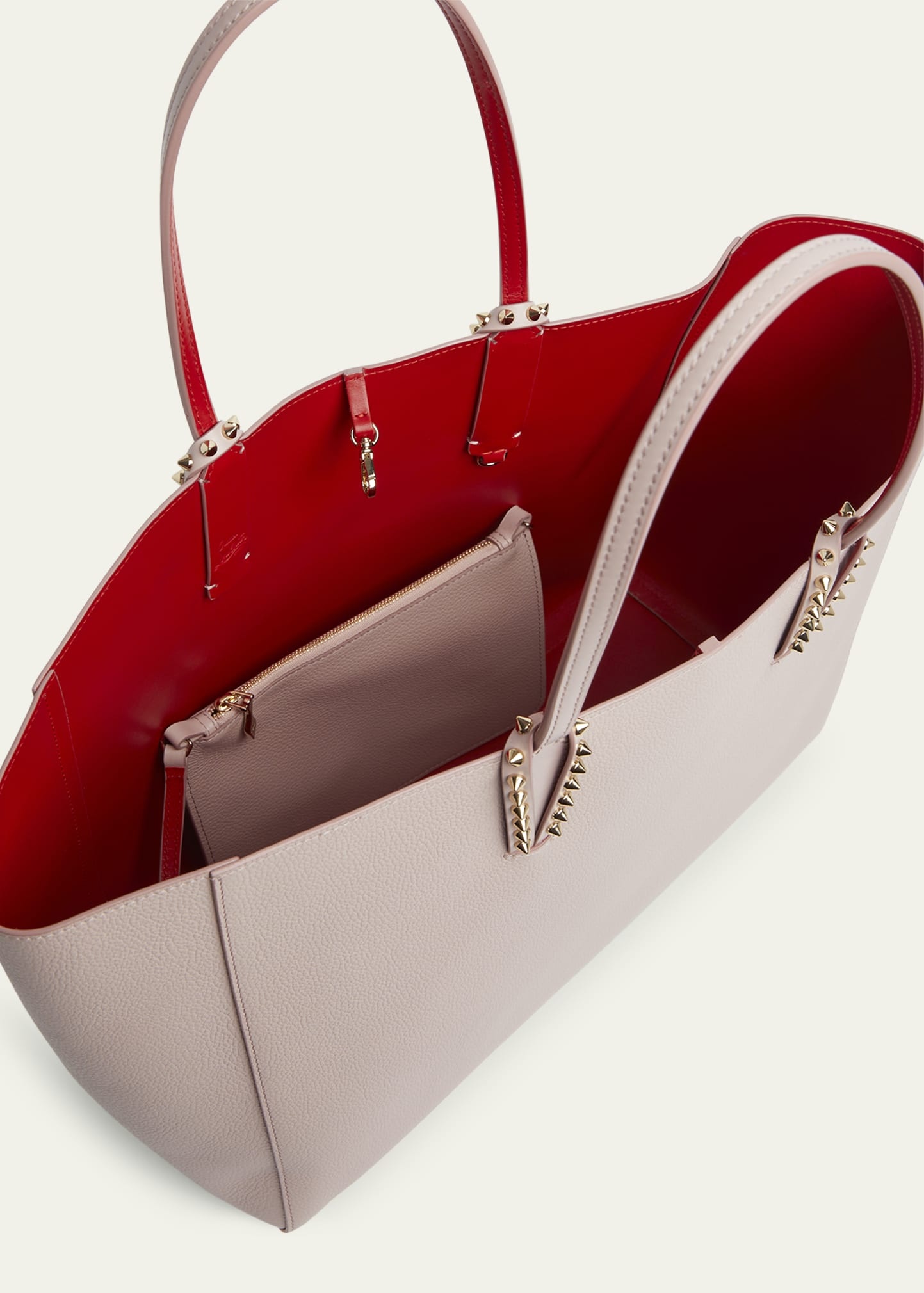 Cabata Soft Large Tote Bag in Grained Leather - 3