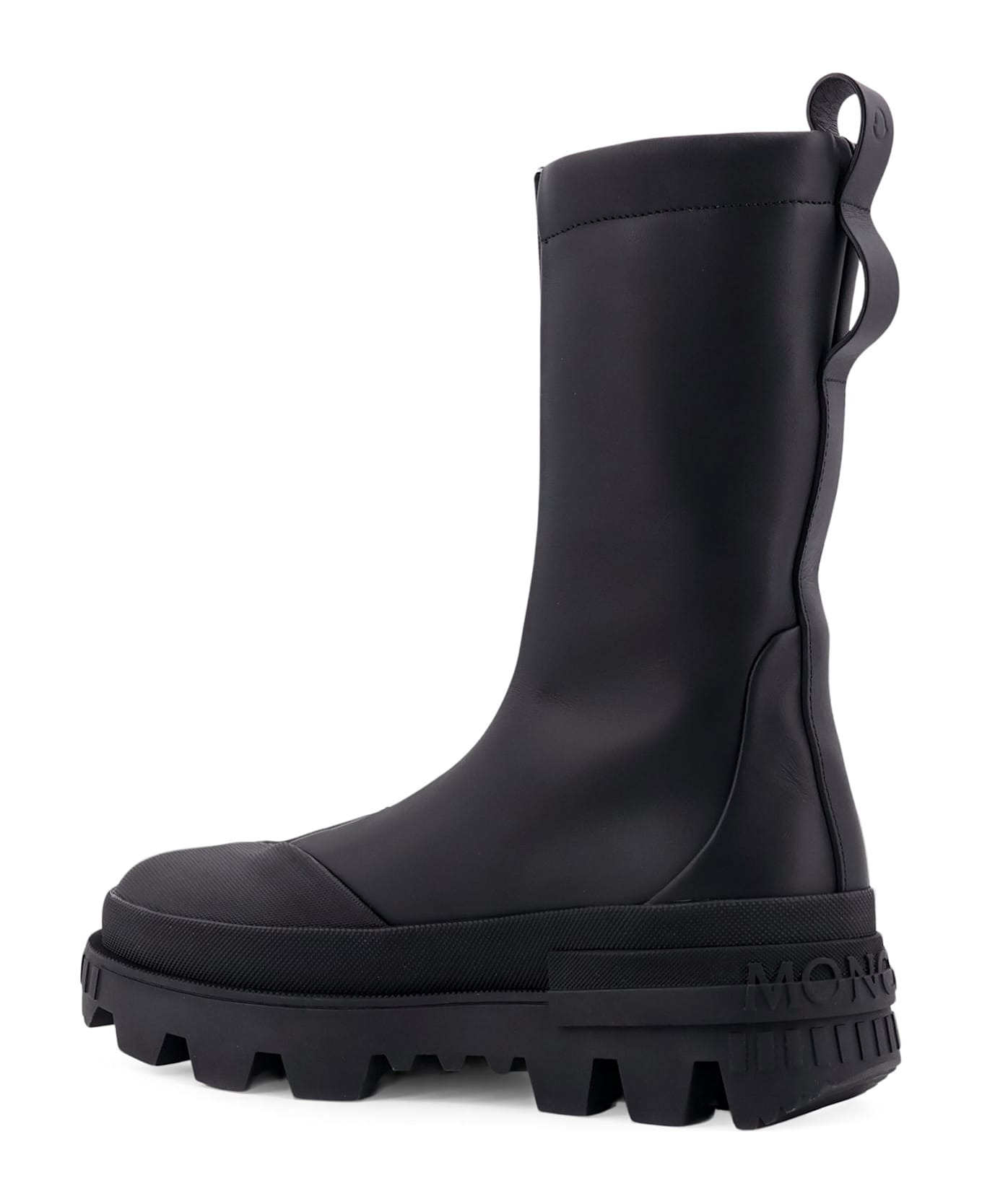 Salix 6 Moncler Willow Smith Letaher Boots With Stretch Inserts - 3