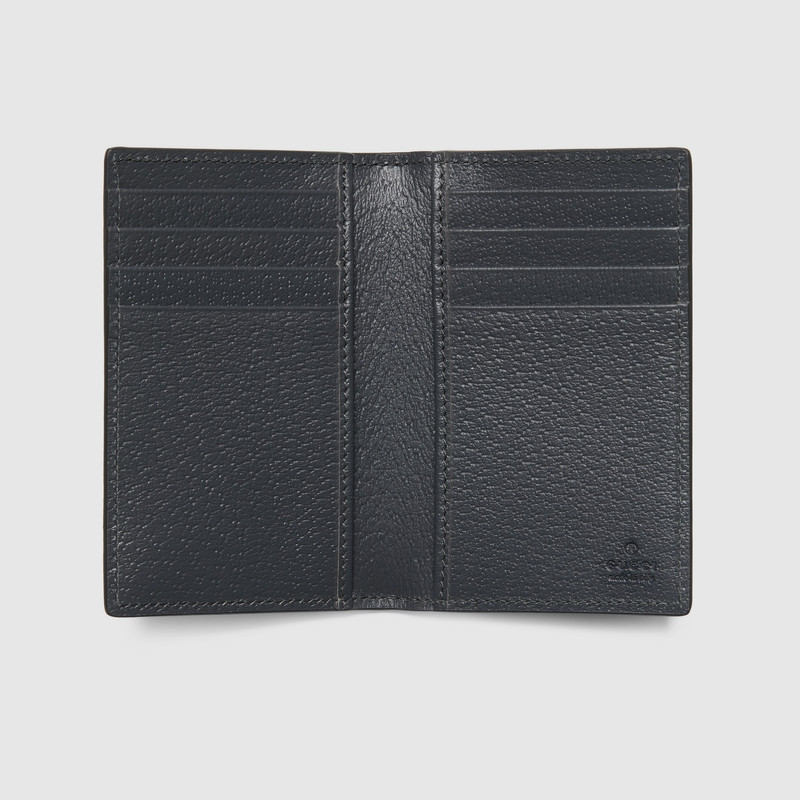 GUCCI GG long card case with GG detail outlook