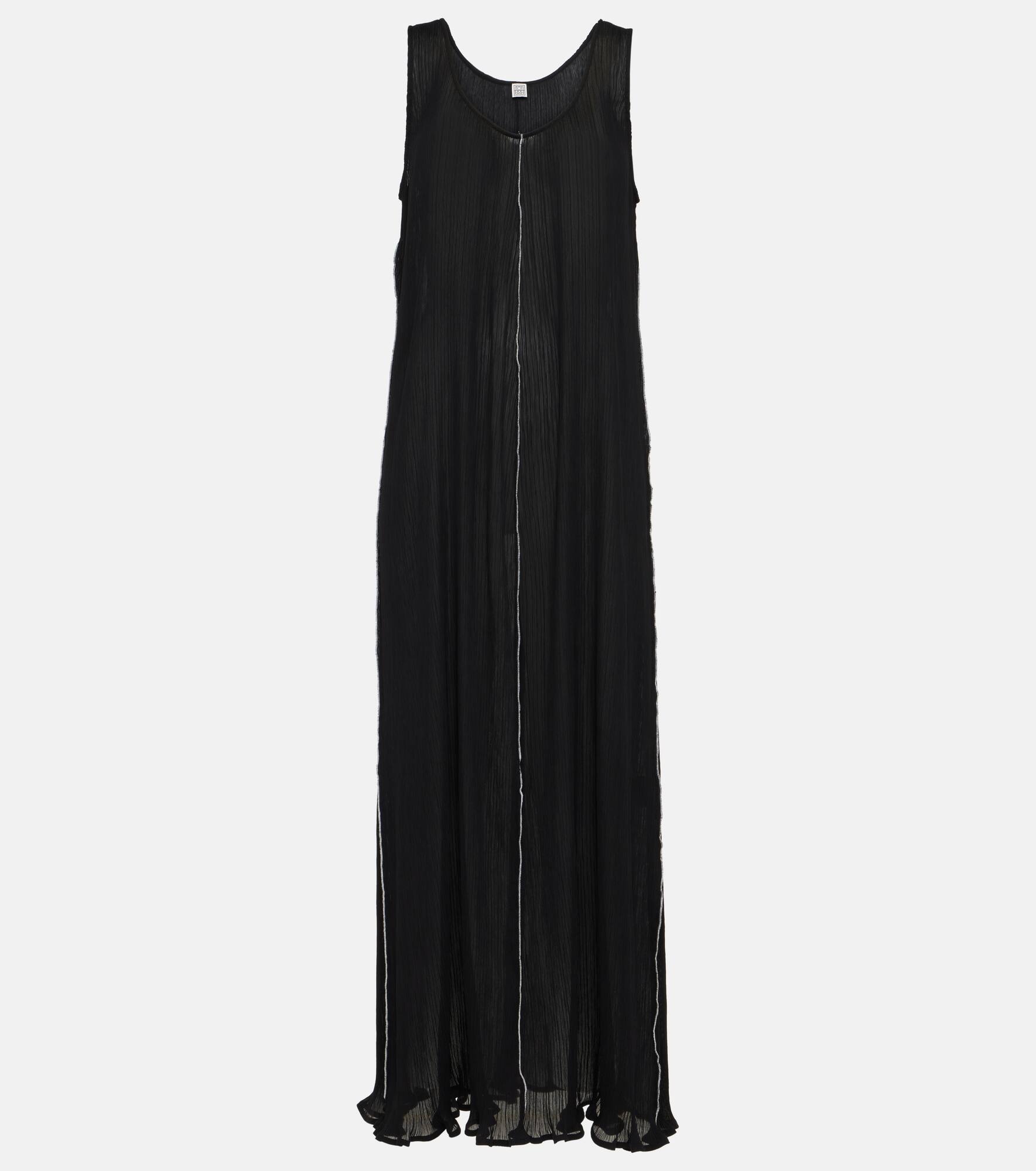 Plissé maxi dress - 1