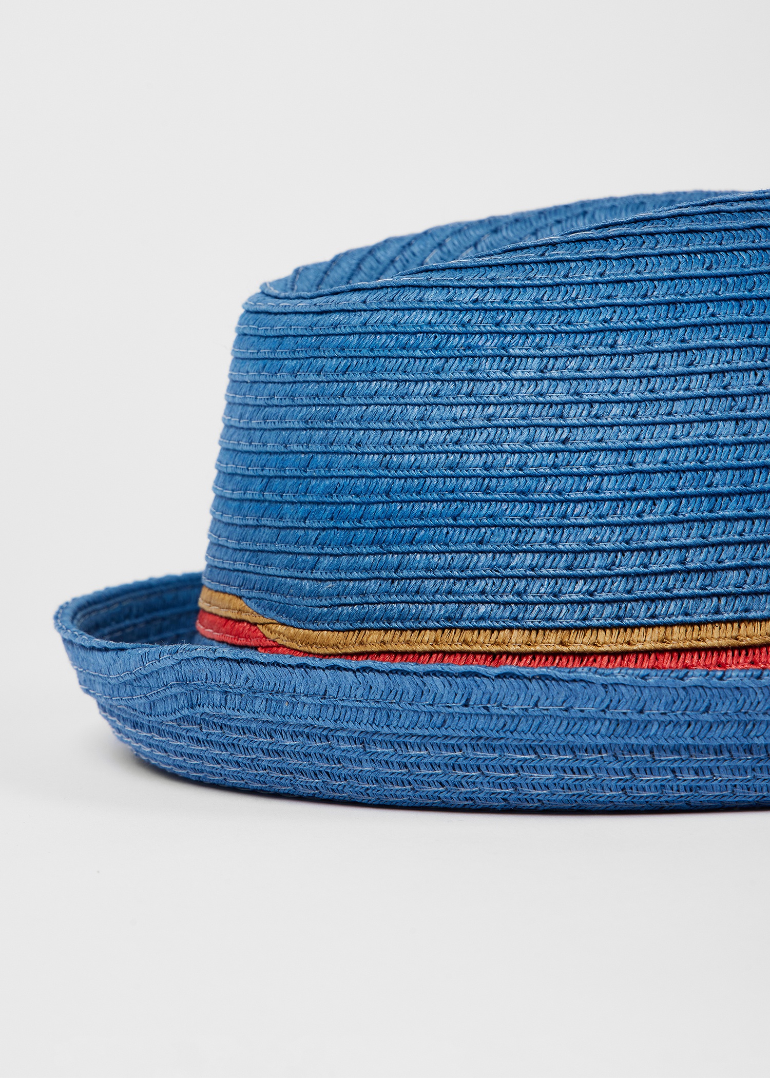 Blue 'Artist Stripe' Trilby Hat - 3