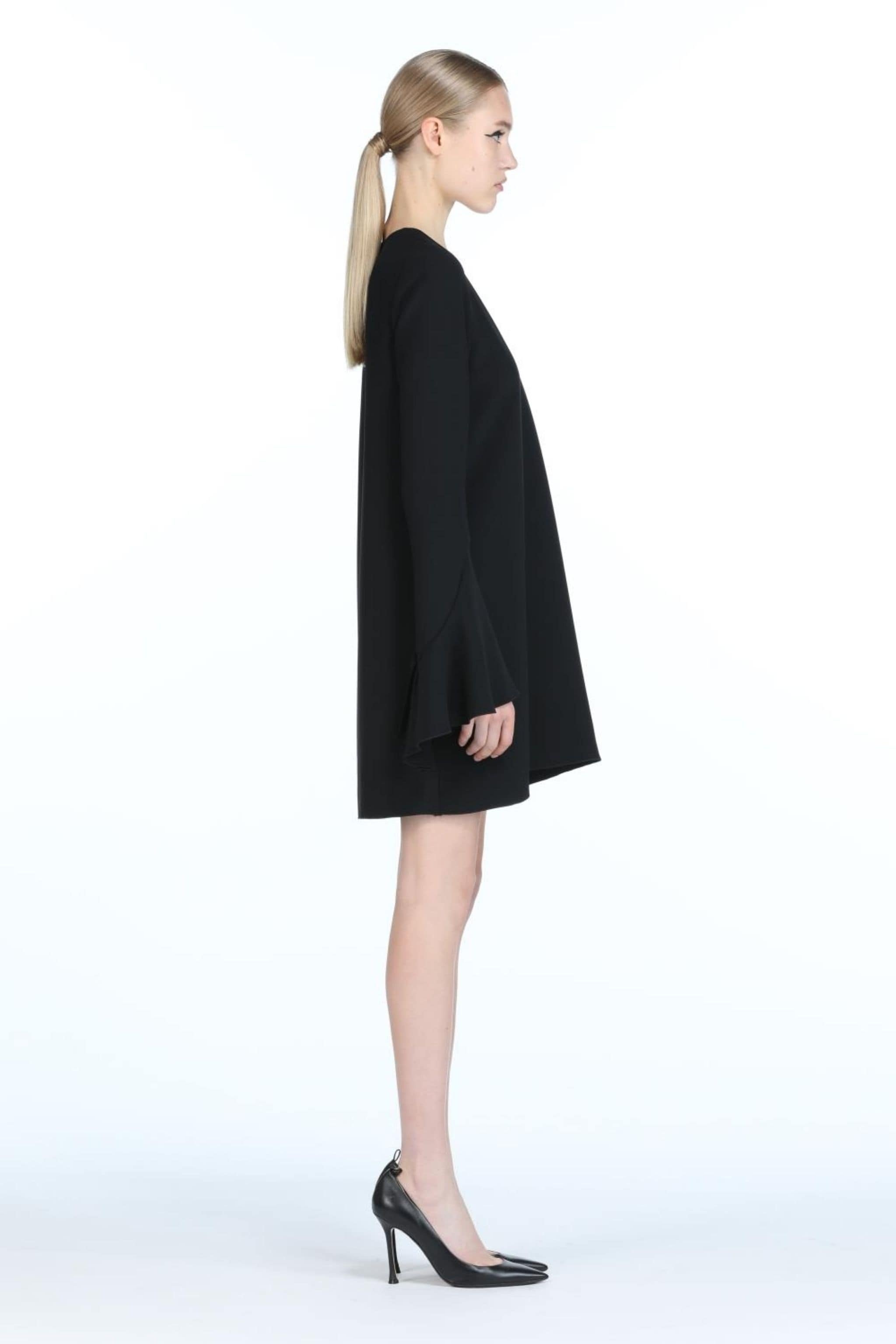 PLEATED-CUFF MINI DRESS - 3